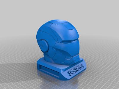 Ironman Head on Stand