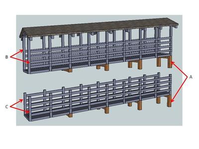 HO Scale Stockyard Ramps