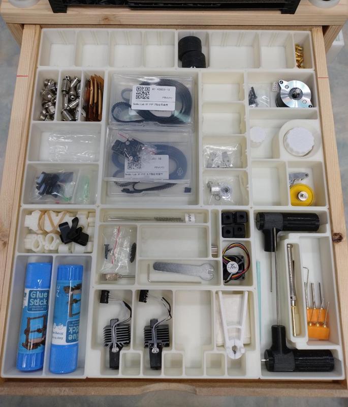 Boxes for spare parts