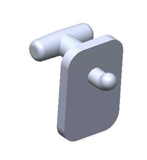 IKEA SKADIS small hook