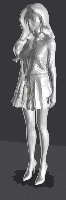 A Young Elegant Woman   