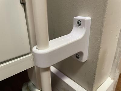 Baby gate wall bracket
