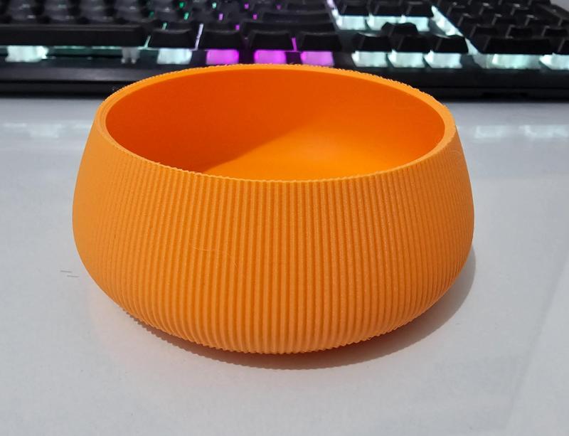 Small Orange Vase