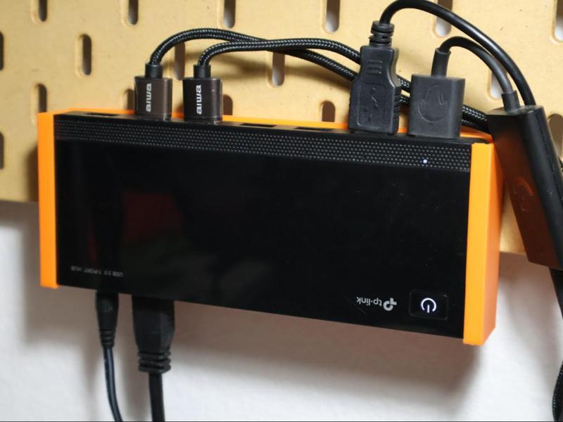 TP-Link 7-port usb hub Skadis mount