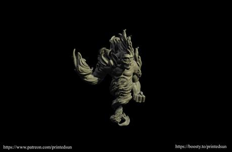 Fire elemental (or fire demon)