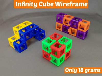 Infinity Cube Fidget Wireframe