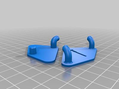 Peg Board Caliper Mount - 2 parts