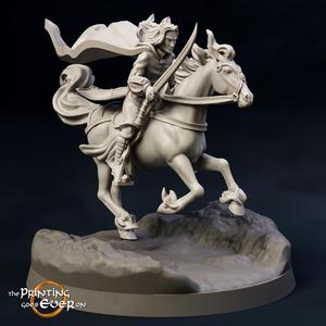 Elven Hero Golloccel - Mounted - Presupported