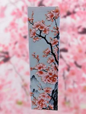 Cherry Blossom Bookmark - HueForge   