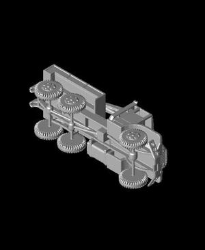 1/87 Scale M135 Truck with Crane.stl
