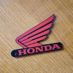 Honda moto keychain.