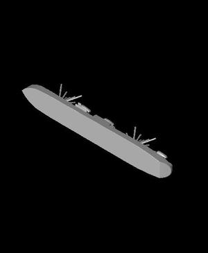 1/1250 Scale 10800 Ton Steel Cargo Ship SS Liberat.stl