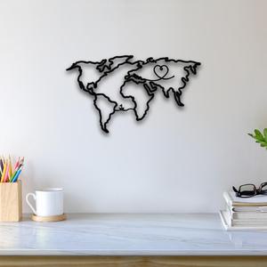 World Map Wall Art