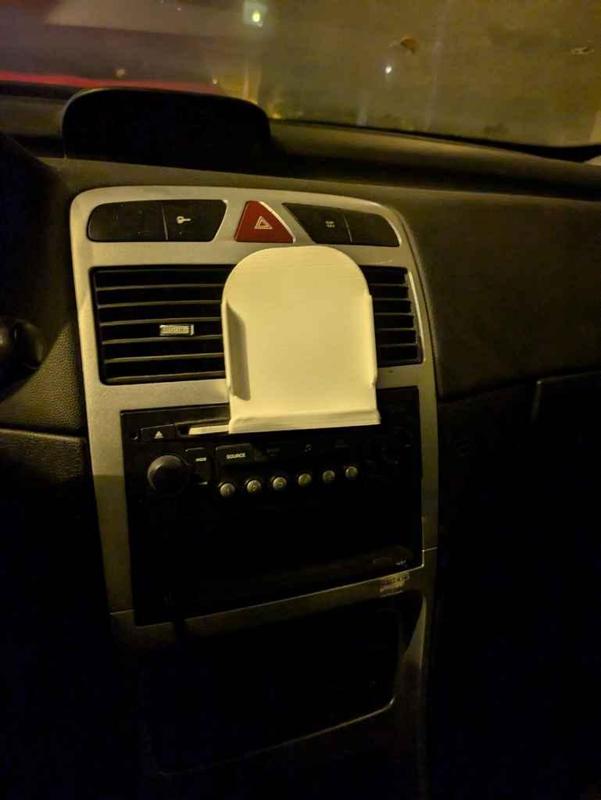 Pixel 8a (with original case) CD Slot Phone Holder