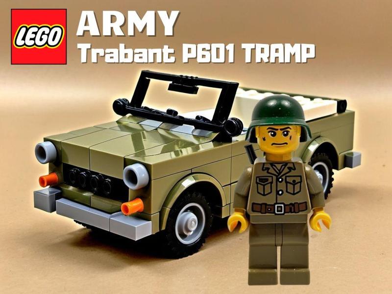 Lego Army Trabant P601 Tramp 1976
