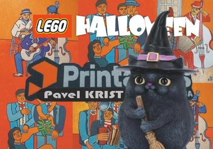lego halloween cat