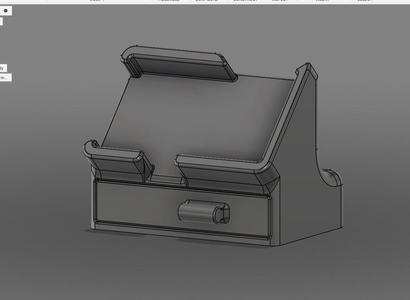 NanoVNA-H4 V4.3 Desk Mount Stand And Storage Drawer Nano VNA