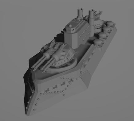 Alaskan Republic mid-sized Battleship: Barbarian Class