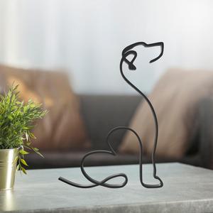 Dog Line Art, Modern, Minimalist