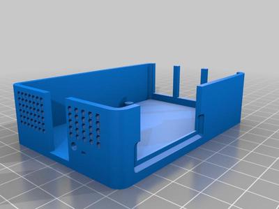 Raspberrypi 5 Gehäuse mit Lüftereinlas