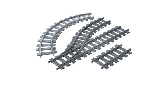 Clippable Rail tracks (modular) (3)