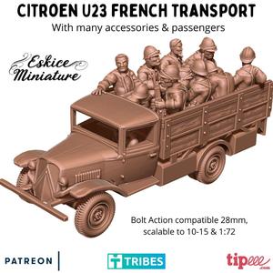 Citroen U23 french transport - 28mm