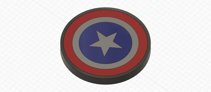 Captain America Coaster