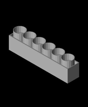 Nuvo Stand Set of 6- Complete.stl