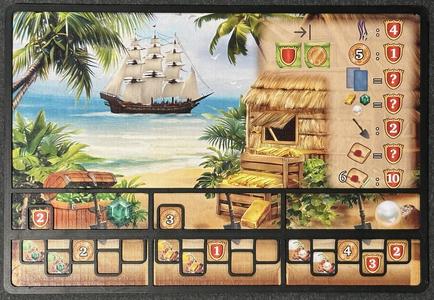 Pirates of Maracaibo player and island boards overlays
