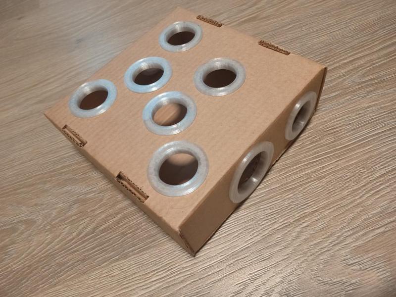 Box cat toy