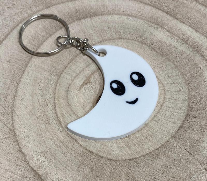 Moon keychain