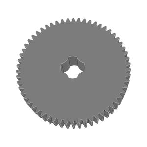 Gear Wheel PLN TTH58 BU01.00 SFT-SHD - SPN-GWH-0212