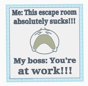 Escape Room Sign