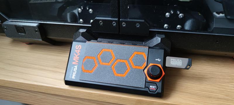 MK4S xLCD cover and beauty ring - moulded version