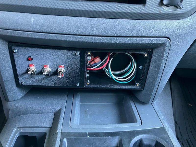 Dodge Ram Switch Panel 2006 - 2009 Cummins 2500 and 3500