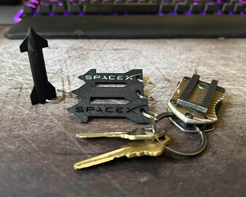 Starship/SpaceX Keychain