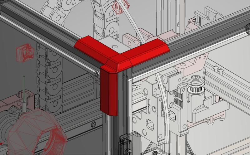 smooth glass strips for 20x20 alu profiles Voron