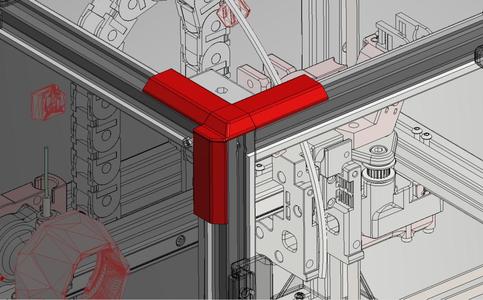smooth glass strips for 20x20 alu profiles Voron