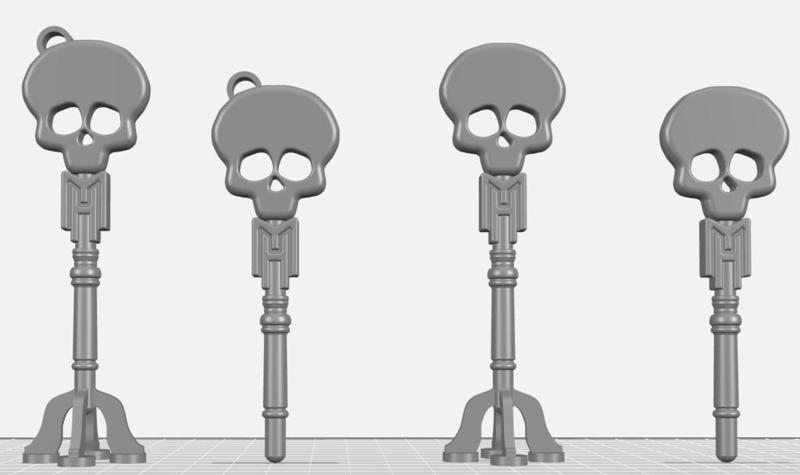 Monster High Manster Skullette Key