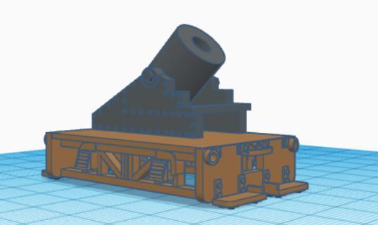 Mortar Car (RUEBEN WELLS) (HO SCALE)