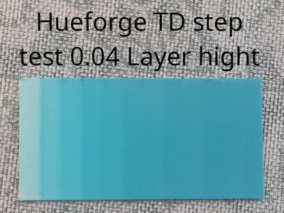 Hueforge TD Test Step 0.04 Layer Height