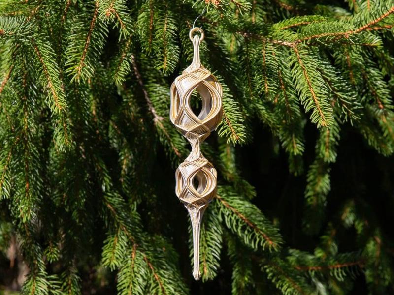 Lantern Christmas Finial 2024