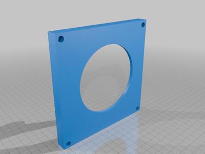 Mounting flange for large model 4 inch Vent