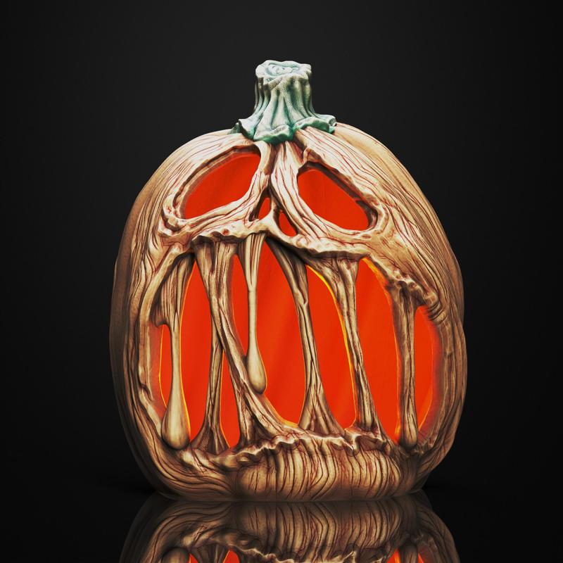 Screaming Pumpkin (Pre-Supported)