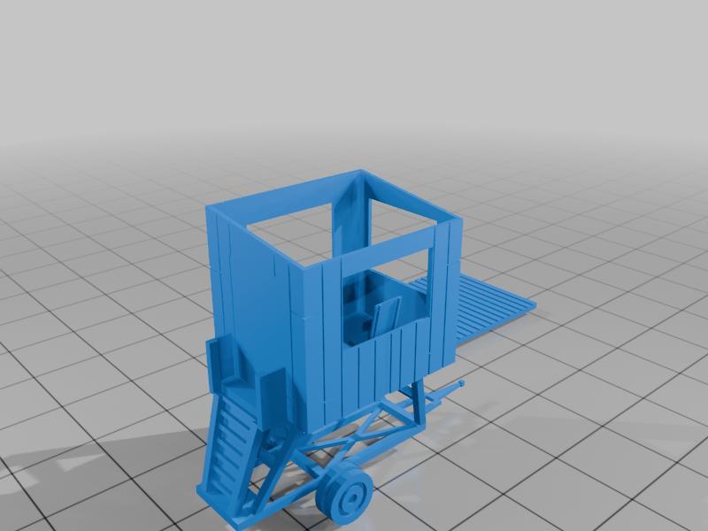 Myslivecký posed TT (1:120) / Mobile Hunting Stand TT (1:120)