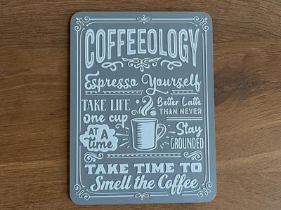 Coffeeology Sign / Funny / Coffee / Wall Art /