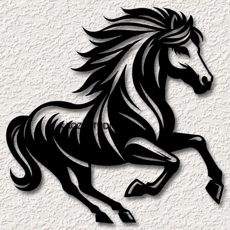 mustang wall art horse wall decor 2d country decoration