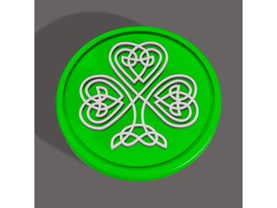 Celtic Shamrock Coin
