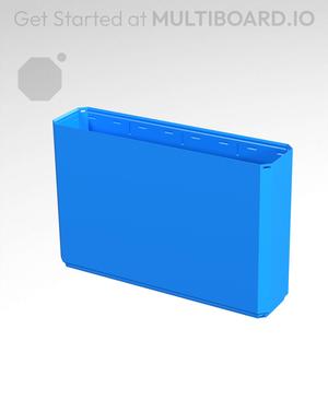 4x1x2.5 - Simple Walls - Standard Click-In Multibin Shell Extension