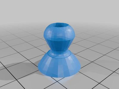 Somfy remote control hanger with screw hole